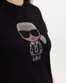 Karl Lagerfeld Ikonik Rhinestone Koszulka