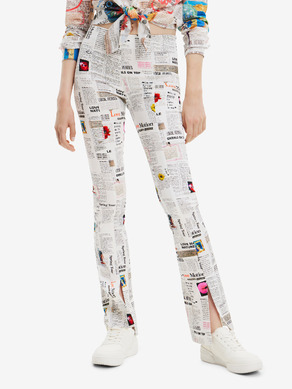 Desigual Newspaper Spodnie